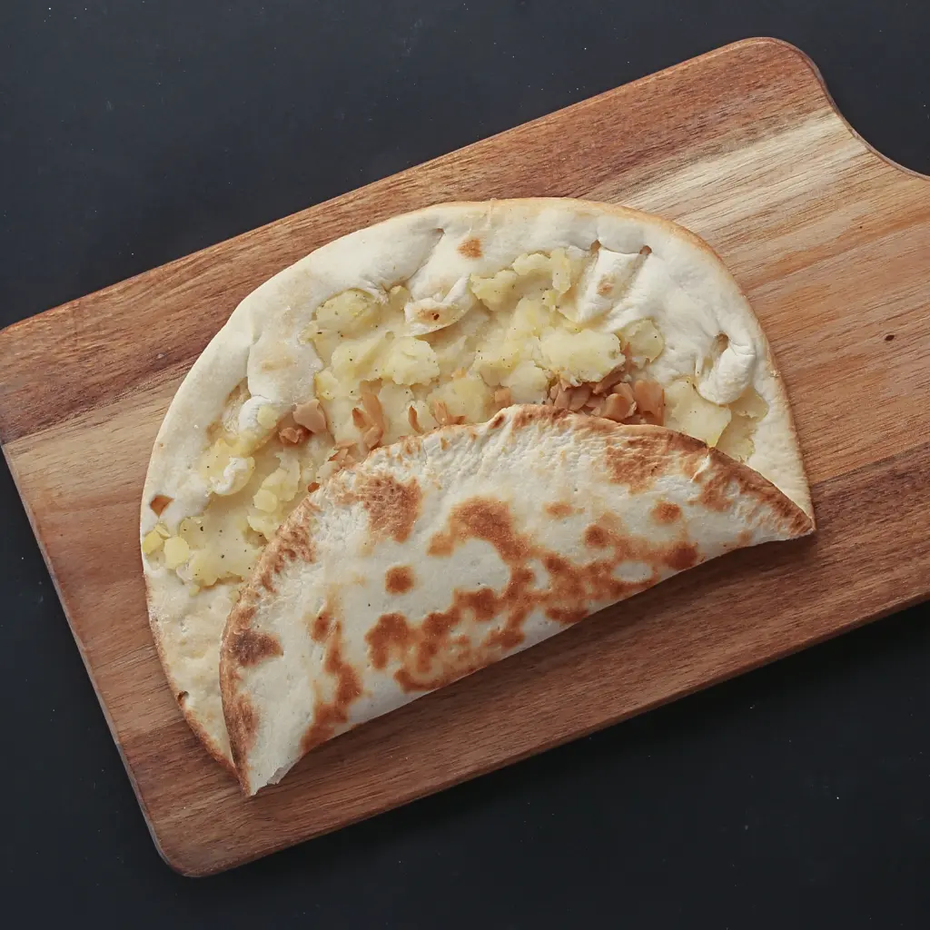 فطيرة بطاطا مع الفطر